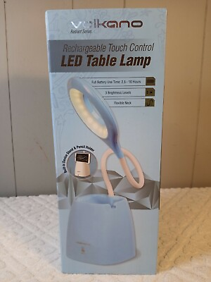 #ad LED Desk Lamp Reading Light Table Dimmable Flexible Rechargeable Touch Control $13.97