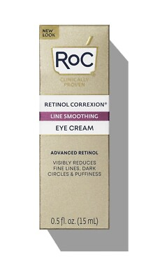 #ad Roc Retinol Correxion Line Smoothing Eye Cream Advanced Retinol 0.5fl oz SEALED $14.23