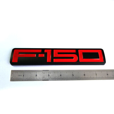 #ad #ad 1pc OEM Red F150 Rear Tailgate Emblem Badge 3D Replacement for F 150 $19.04