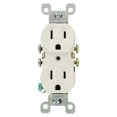 #ad 10 Pack Outlet Receptacle 125V 15 Amp Duplex Residential Dual Electrical Wall $7.84