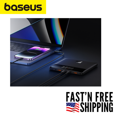 #ad Baseus Blade HD Laptop Power Bank 100W 20000mAh $76.95