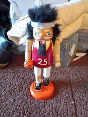 #ad Vintage Basketball Wooden Player $19.00