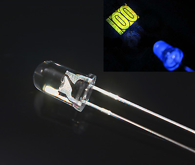 #ad 10 50 100pcs 5mm 365nm Round LED UV Ultra Violet Black light detection Lamp bead $5.51