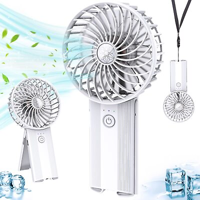 #ad Portable Hand Held Fan Handheld Personal Fan Rechargeable with 4 SpeedsSuper... $20.76