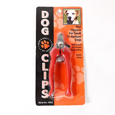 #ad Dog Clips Nail Clippers for Small to Medium Dogs w Nail Guard Safety NEW NIB $15.99
