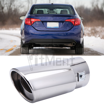 #ad For Toyota Corolla Camry Stainless Steel Auto Car Exhaust Pipe Tip Tail Muffler $15.90