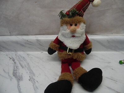 #ad 🎄 Vtg Santa Claus Stuffed Plush Kids Christmas Toy Doll🎄 $11.98