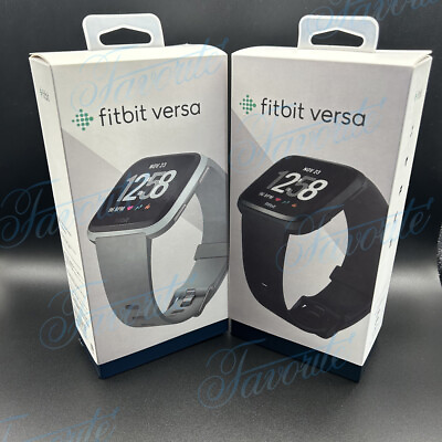 #ad NEW Fitbit Versa Fitness Activity Tracker Heart Rate Monitor S amp; L $57.95