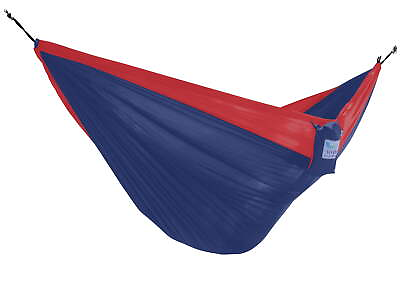 #ad Double Parachute Nylon Hammock in Navy and Red $29.97