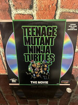 #ad Teenage Mutant Ninja Turtles The Movie Laserdisc 1990 Disc Is Clean $24.99