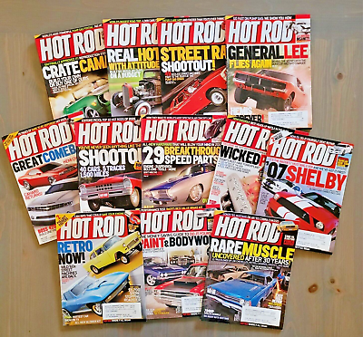 #ad HOT ROD Magazine 12 Issues 2005 2006 $12.95