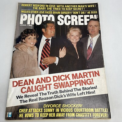 #ad Photo Screen June 1974 Dean Dick Martin C $13.69