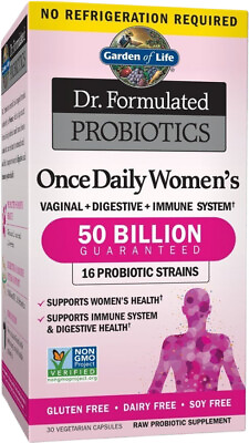 #ad Garden of Life Dr. Formulated Women#x27;s 50 Billion Probiotics 30 Caps Exp. 04 24 $14.99