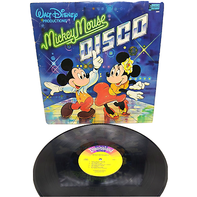 #ad #ad 1979 Vinyl Record Album by Various Artists Walt Disney Mickey Mouse Disco $9.40