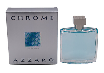 #ad Chrome by Azzaro 3.4 oz EDT Cologne for Men New In Box $32.43