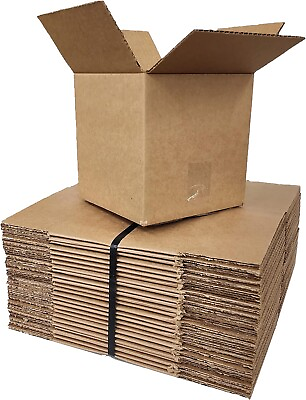 #ad 8x8x4quot; Corrugated Kraft Shipping Boxes Select Quantity $23.99