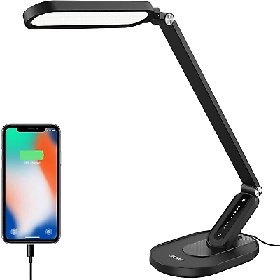 #ad LED Desk Lamp Eye Caring Table Lamps Natural Light Protects Eyes Dimmable Offic $50.99