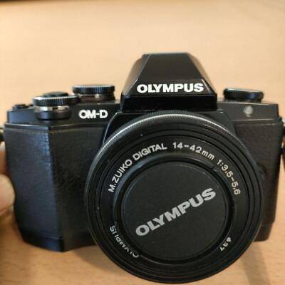 #ad Olympus OM D E M10 Digital Camera BLACK Box Battery amp; charger Good $472.00