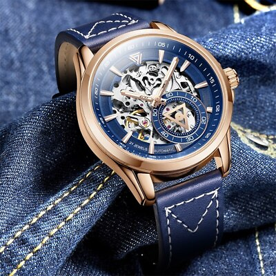 #ad Brand Watch Fashion Hollow Mechanical Watch Men#x27;s Fashion Wrist Watch C $134.62