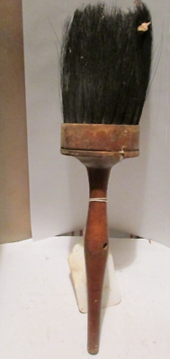 #ad #ad antique wood handle shaker brush round type horse hair painting woodworking $45.00