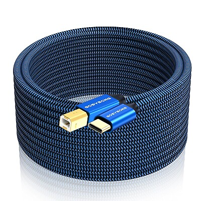 #ad USB C Printer Cable 20ft USB C to USB B Printer Cable High Speed Printer Cable $24.99