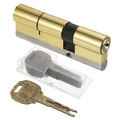 #ad 32.5 57.5 90mm Overall European Double Lock Cylinder with Keys $21.91