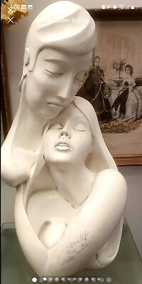 #ad Vintage Man Embracing Woman Statue 1968 Universal Statuary Corp. Chicago rare... $80.00