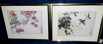 #ad 2 Framed 10quot; W x 8quot; H Chinese Art Prints $15.00