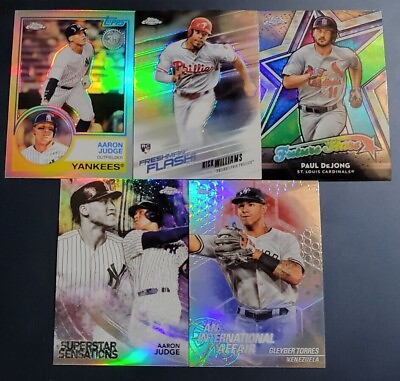 #ad 2018 Topps Chrome and Chrome Update INSERTS with Rookies You Pick the Card $0.99