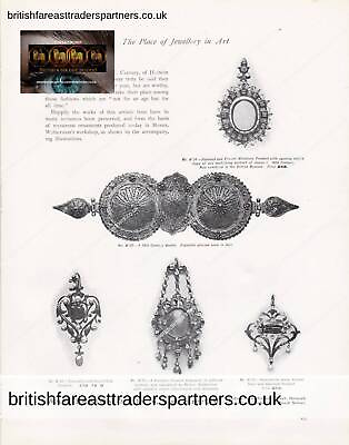 #ad Antique May 1906 #x27;The Place of Jewellery in Art#x27; The Connoisseur LONDON Article GBP 157.99