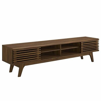 #ad Modway Render 70quot; Modern Wood Media Console for TVs up to 78quot; in Walnut $199.84