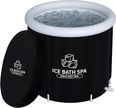 #ad Large Ice Bath Tub for Athletes Outdoor Portable Free Standing Bathtub for Adult $150.35