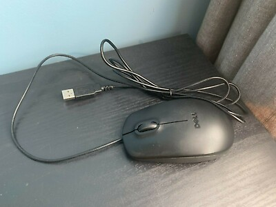 #ad Dell Optical USB Mouse Wired Black MS111 L MS111 P $6.50