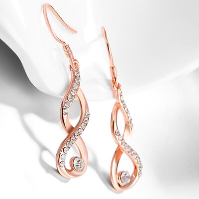 #ad Dangling Earrings Rhinestone Dangle Crystal Pendants Rhinestones $8.88