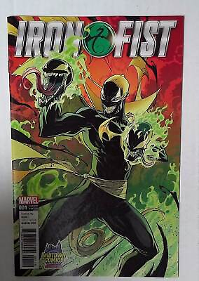 #ad #ad 2017 Iron Fist #1 mid Marvel Midtown Exclusive Venomized Variant Comic Book $1.91