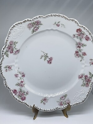 #ad Austria Royal serving plate 12” Antique roses Oamp;EG $12.00