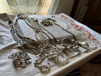 #ad Lot Of Vintage Chunky Jewelry lot #300 $14.99