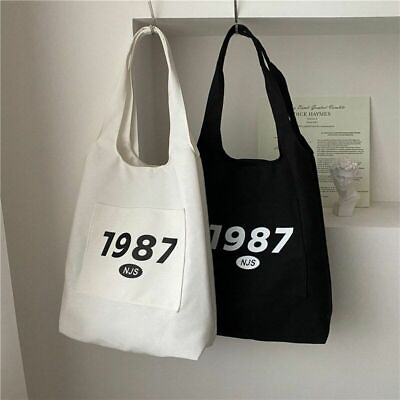 #ad Tote Bag Girl Casual Geometric Print Large Capacity Simple Style Student Handbag $51.49