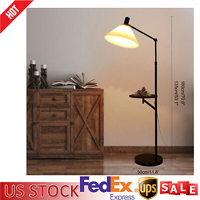 #ad Functional Floor Lamp with 53.1in Tray Table Adjustable and Rotating Design $56.01