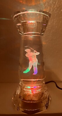#ad 3D Night Lamp. Crystal Candle Holder Golf. $15.00