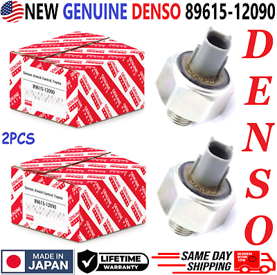 #ad GENUINE DENSO x2 Engine Knock Sensors For 1992 2004 Toyota amp; Lexus 89615 12090 $249.95