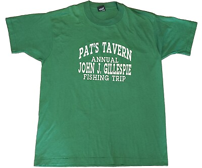 #ad Vintage 80s Screen Stars Best t shirt XL single stitch green tavern random $16.99