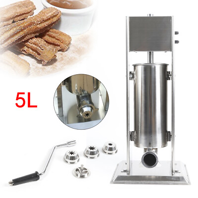 #ad 5L Vertical Manual Spanish Donuts Churrera Churros Commercial Machine Maker NEW $166.58