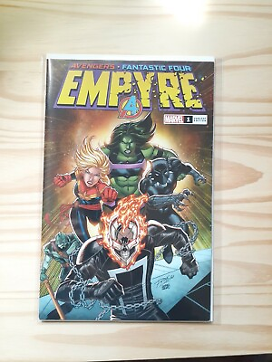 #ad Empire Marvel #1 Variant Edition Avengers Fantastic Four Comic Book New Board... $4.60