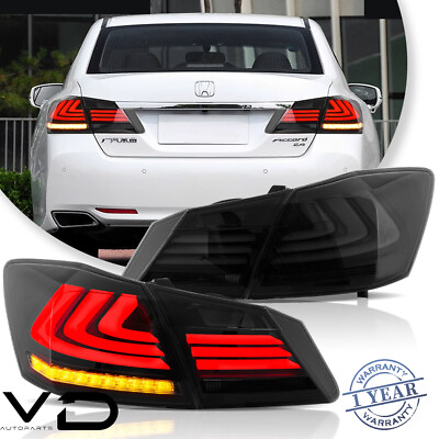 #ad VLAND LED Rear Tail Lights Fits For Honda Accord Sedan 2013 2017 W Sequential $170.99