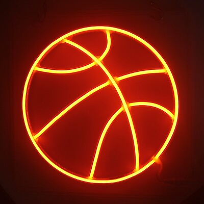 #ad Basketball Neon Sign For Room Decor Wall Decor Man Cave Decor $28.99