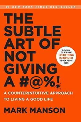 #ad The Subtle Art of Not Giving a #@% : A Counterintuitive Approach to Livin GOOD $4.93