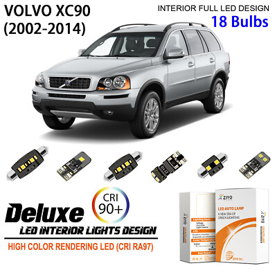 #ad LED Interior Light Kit License Plate Light Bulbs for Volvo XC90 2002 2014 $25.65