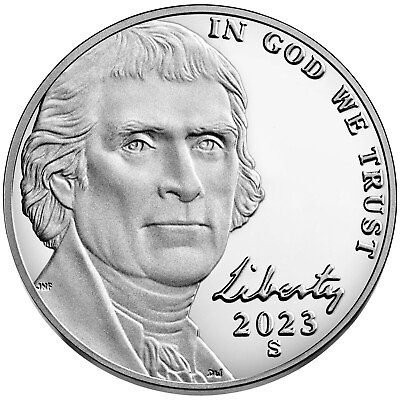 #ad 2023 P D S Jefferson Nickel Proof amp; BU 3 Coin Set $6.35