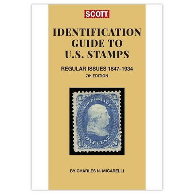 #ad New Scott Identification Guide to US Stamps Regular Issues 1847 1934 Color 7th $33.69